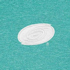 Carolina Hurricanes Antigua White Logo Hunk Quarter-Zip Pullover - Heather Aqua | US 201249494