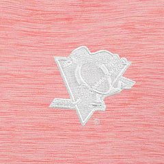 Pittsburgh Penguins Antigua White Logo Bright Quarter-Zip Pullover - Coral | US 201249664