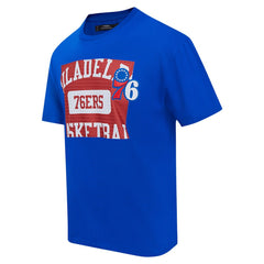 Philadelphia 76ers Pro Standard Made To Play Drop Shoulder T-Shirt Royal outlet