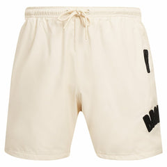 Brooklyn Nets Pro Standard Triple Tonal Woven Shorts Cream