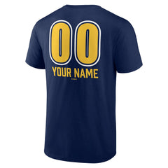 Milwaukee Brewers Personalized Name & Number Fastball T-Shirt - Navy T-shirts