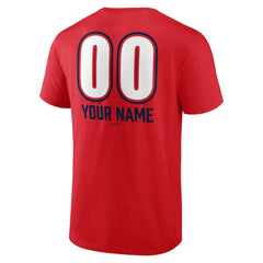 St. Louis Cardinals Personalized Name & Number Fastball T-Shirt - Red T-shirts