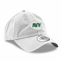 New York Jets New Era Casual Classic Adjustable Hat - White Hats