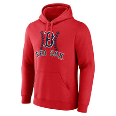 Boston Red Sox Personalized Name & Number Fastball Pullover Hoodie - Red Hoodies