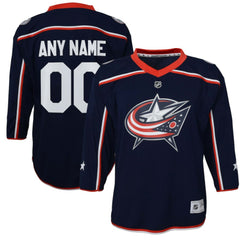 Columbus Blue Jackets Youth Home Replica Custom Jersey - Navy | US 201253605