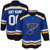 St. Louis Blues Youth Home Replica Custom Jersey - Blue | US 201253609