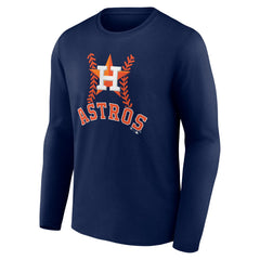 Yordan Alvarez Houston Astros Fastball Player Name & Number Long Sleeve T-Shirt - Navy T-shirts