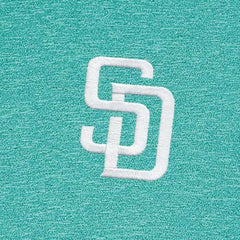 San Diego Padres Antigua Hunk Quarter-Zip Top - Heather Aqua Tops