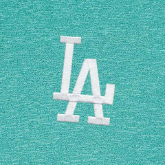 Los Angeles Dodgers Antigua Hunk Quarter-Zip Top - Heather Aqua Tops