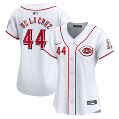 Elly De La Cruz Cincinnati Reds Nike Women's Home Limited Player Jersey - White Jerseys