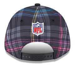 Jacksonville Jaguars New Era 2024 NFL Crucial Catch Plaid 9FORTY Adjustable Hat - Black Hats
