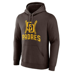 Fernando Tatis Jr. San Diego Padres Fastball Player Name & Number Pullover Hoodie - Brown Hoodies