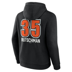 Adley Rutschman Baltimore Orioles Fastball Player Name & Number Pullover Hoodie - Black Hoodies