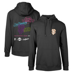 San Francisco Giants Levelwear Podium Vintage Pullover Hoodie - Black Hoodies