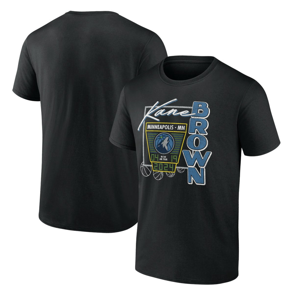 Kane Brown x Minnesota Timberwolves T-Shirt Black - Fanatics