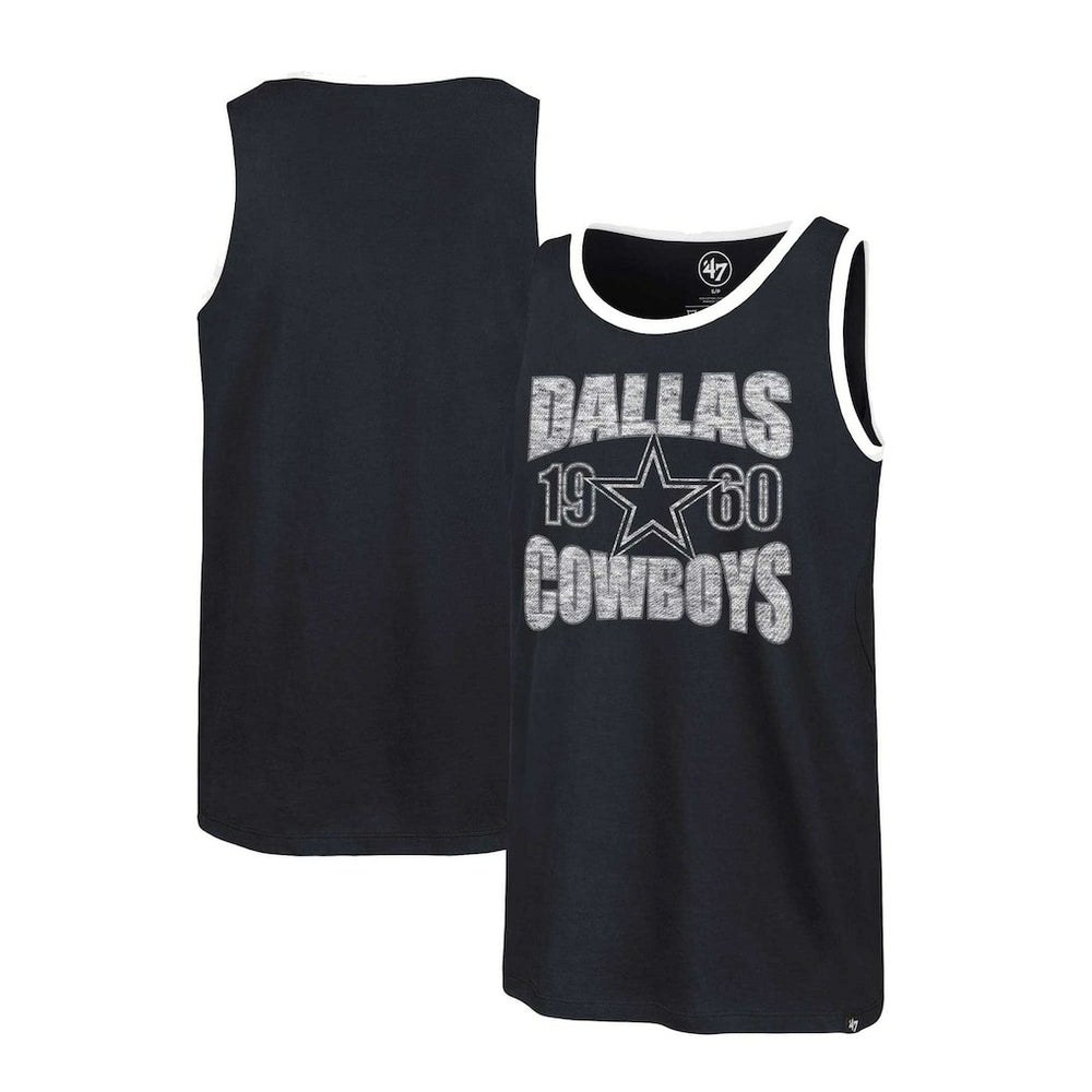Dallas Cowboys '47 Upload Franklin Tank Top - Navy Tops