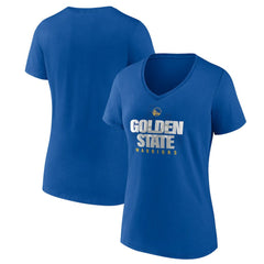 Golden State Warriors Pick & Roll Coverage V-Neck T-Shirt Royal outlet