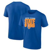 New York Knicks Pick & Roll Coverage T-Shirt Blue - New Era