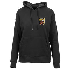 Vancouver Canucks Levelwear Women's Retro Adorn Pullover Hoodie - Black | US 201275473