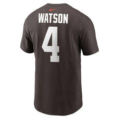 Deshaun Watson Cleveland Browns Player Name & Number T-Shirt - Brown T-shirts