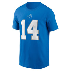 Amon-Ra St. Brown Detroit Lions Name & Number T-Shirt - Blue T-shirts