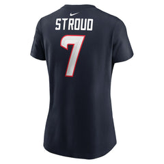 C.J. Stroud Houston Texans Women's Player Name & Number T-Shirt - Navy T-shirts