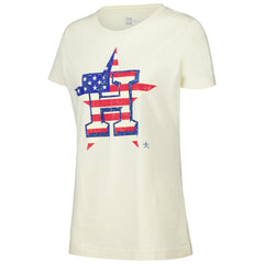 Houston Astros New Era Women's Vintage T-Shirt - Cream T-shirts