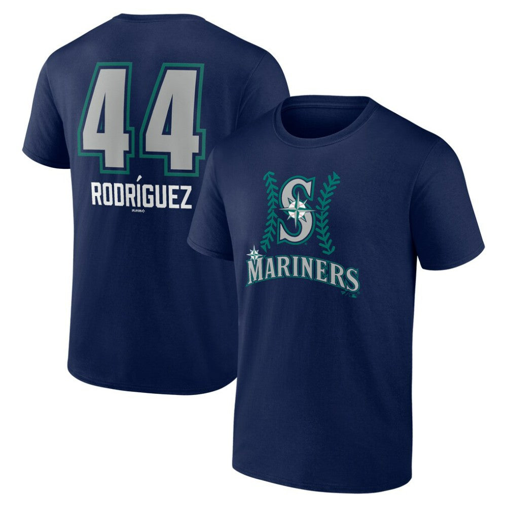 Julio Rodríguez Seattle Mariners Name & Number Fastball T-Shirt - Navy T-shirts
