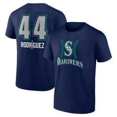 Julio Rodríguez Seattle Mariners Name & Number Fastball T-Shirt - Navy T-shirts