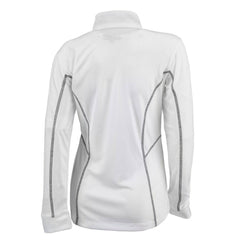 Texas Rangers Columbia Women's Omni-Wick Shotgun Quarter-Zip Pullover Top - White Pullover