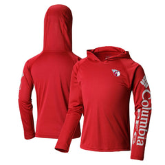 Cleveland Guardians Columbia Youth Terminal Tackle Long Sleeve Hoodie T-Shirt - Red Hoodies