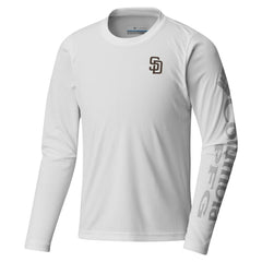 San Diego Padres Columbia Youth Terminal Tackle Long Sleeve T-Shirt - White T-shirts