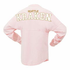 Seattle Kraken Fanatics Women's Spirit Jersey Long Sleeve T-Shirt - Pink | US 201279775