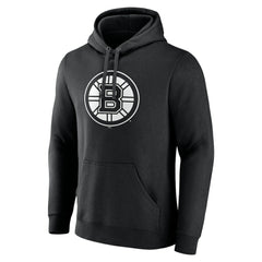 Boston Bruins Personalized Name & Number Monochrome Pullover Hoodie - Black | US 201281429