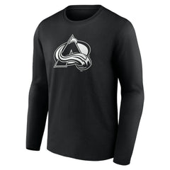 Colorado Avalanche Personalized Name & Number Monochrome Long Sleeve T-Shirt - Black | US 201281458
