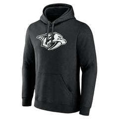 Nashville Predators Personalized Name & Number Monochrome Pullover Hoodie - Black | US 201281513