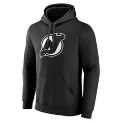 New Jersey Devils Personalized Name & Number Monochrome Pullover Hoodie - Black | US 201281519