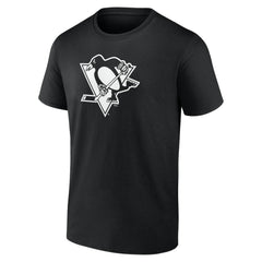 Pittsburgh Penguins Personalized Name & Number Monochrome T-Shirt - Black | US 201281550