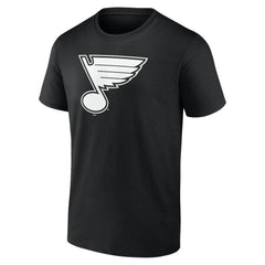 St. Louis Blues Personalized Name & Number Monochrome T-Shirt - Black | US 201281568