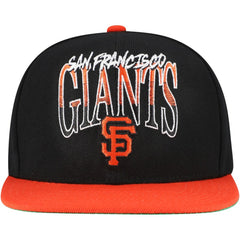 San Francisco Giants Mitchell & Ness Rise Up Snapback Hat - Black Hats