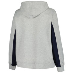 New York Yankees Profile Women's Plus Size Pullover Jersey Hoodie - Heather Gray Jerseys