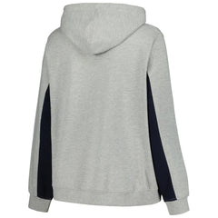 Milwaukee Brewers Profile Women's Plus Size Pullover Jersey Hoodie - Heather Gray Jerseys