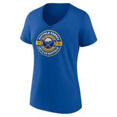 Buffalo Sabres Women's Native V-Neck T-Shirt - Royal | US 201291071