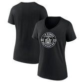 Los Angeles Kings Women's Native V-Neck T-Shirt - Black | US 201291155