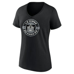 Los Angeles Kings Women's Native V-Neck T-Shirt - Black | US 201291155