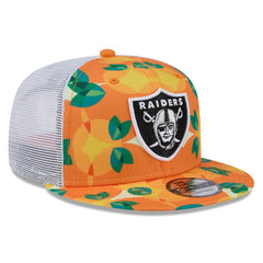 Las Vegas Raiders New Era Citrus 9FIFTY Trucker Snapback Hat - Orange Hats