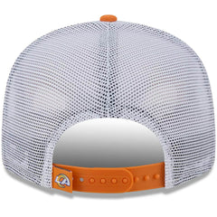 Los Angeles Rams New Era Citrus 9FIFTY Trucker Snapback Hat - Orange Hats