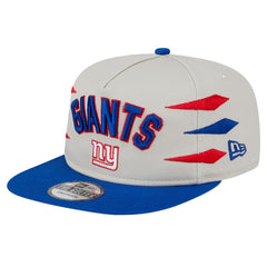 New York Giants New Era Athletic Golfer Snapback Hat - Stone/Royal Hats
