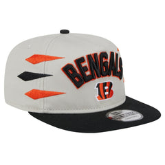 Cincinnati Bengals New Era Athletic Golfer Snapback Hat - Stone/Orange Hats