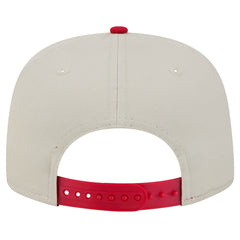 Arizona Cardinals New Era Athletic Golfer Snapback Hat - Stone/Cardinal Hats
